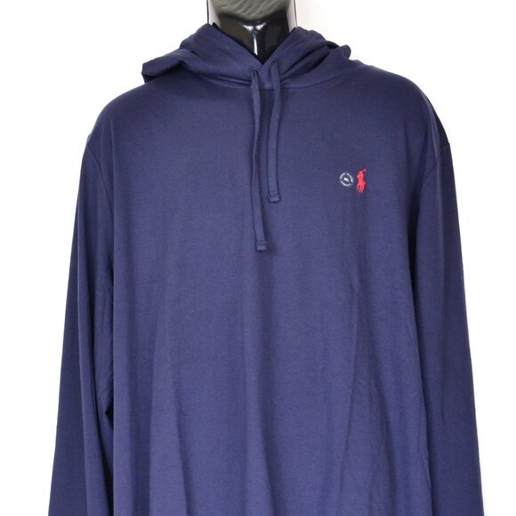 Polo Ralph Lauren Men's Size XXL Navy Blue Pullover Hoodie NWT - Picture 1 of 5